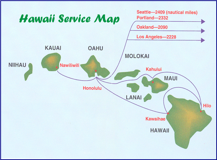 Hawaii Schedule & Map